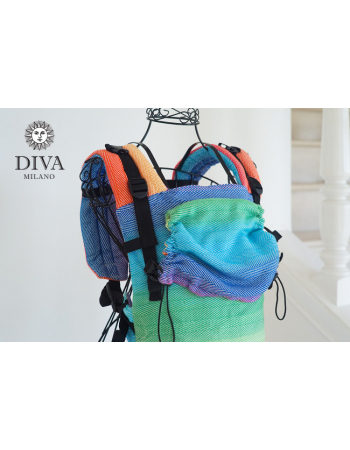 Diva Didymos LE Wrap Conversion Buckle Carrier: Lisca Rainbow