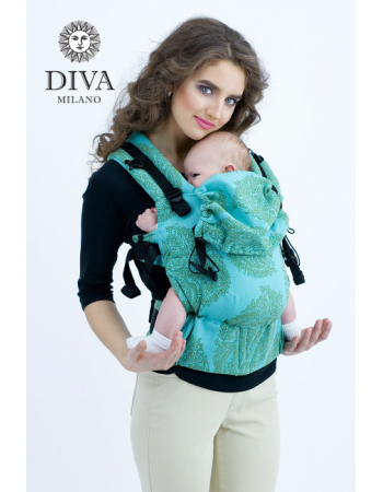 Diva Essenza Wrap Conversion Buckle Carrier: Menta Bamboo, The One!