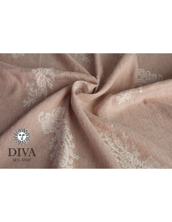 Diva Milano LE Wrap Conversion Buckle Carrier: Reticella Miele Linen