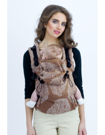 Diva Essenza Wrap Conversion Buckle Carrier: Moka Linen, The One!