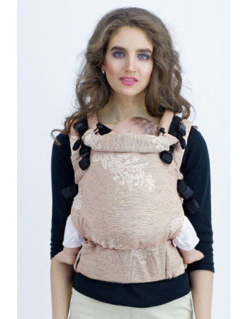 Diva Milano LE Wrap Conversion Buckle Carrier: Reticella Miele Linen