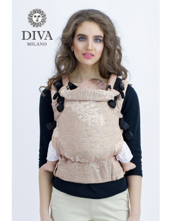 Diva Milano LE Wrap Conversion Buckle Carrier: Reticella Miele Linen