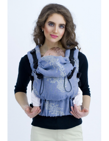 Diva Milano LE Wrap Conversion Buckle Carrier: Reticella Notte Linen