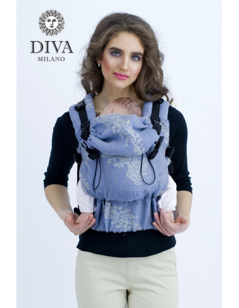 Diva Milano LE Wrap Conversion Buckle Carrier: Reticella Notte Linen