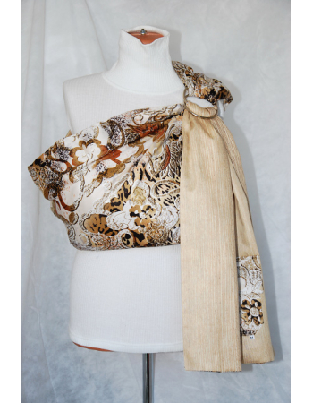 Simple Ring Sling Bayushka, Savanna - 2-Layered