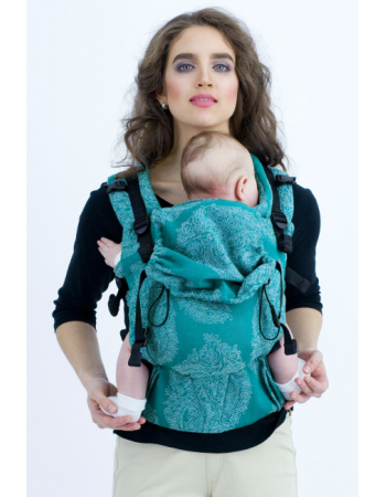 Diva Essenza Wrap Conversion Buckle Carrier: Smeraldo Linen, The One!