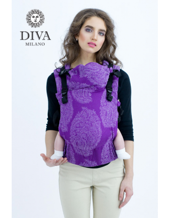 Diva Essenza Wrap Conversion Buckle Carrier: Viola Linen, The One!