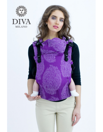 Diva Essenza Wrap Conversion Buckle Carrier: Viola Bamboo, The One!