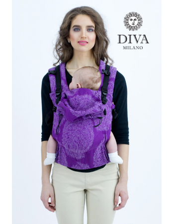 Diva Essenza Wrap Conversion Buckle Carrier: Viola Bamboo, The One!