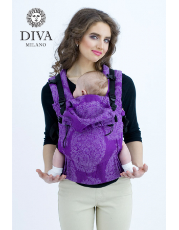 Diva Essenza Wrap Conversion Buckle Carrier: Viola Linen, The One!