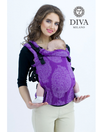 Diva Essenza Wrap Conversion Buckle Carrier: Viola Linen, The One!