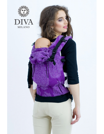 Diva Essenza Wrap Conversion Buckle Carrier: Viola Linen, The One!