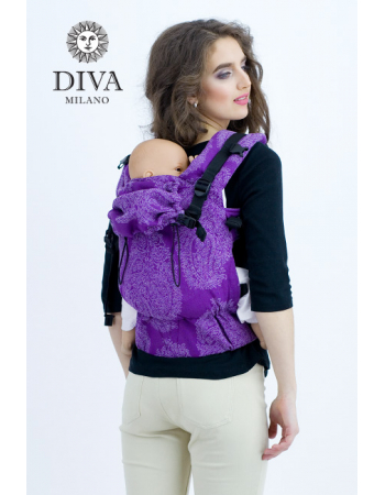 Diva Essenza Wrap Conversion Buckle Carrier: Viola Bamboo, The One!