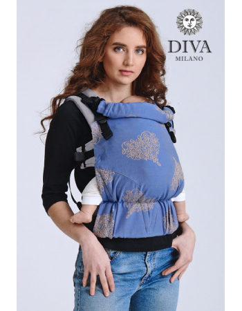 Diva Half Wrap Conversion Buckle Carrier: Basico Azzurro, The One!