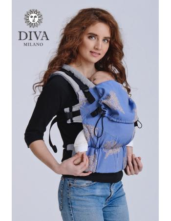 Diva Half Wrap Conversion Buckle Carrier: Basico Azzurro, The One!