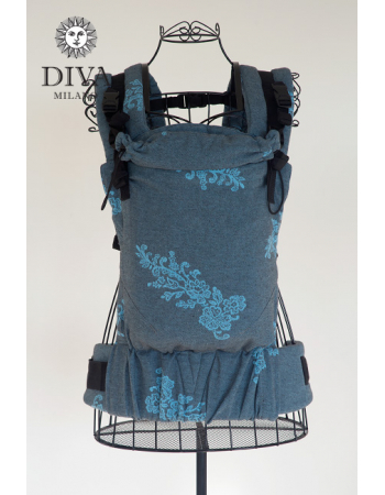 Diva Milano LE Wrap Conversion Buckle Carrier: Reticella Diamante Cielo