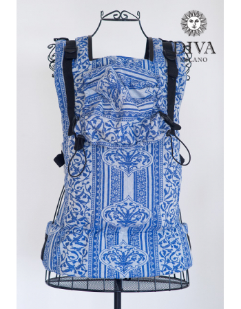 Diva Milano LE Wrap Conversion Buckle Carrier: Flora Blu