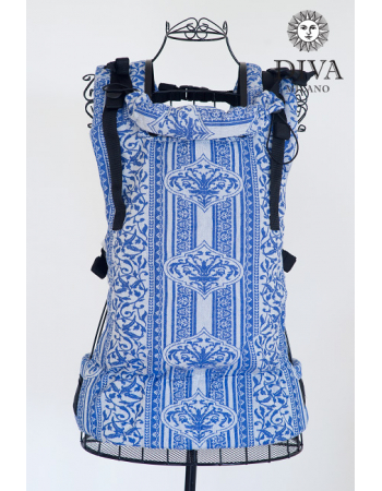 Diva Milano LE Wrap Conversion Buckle Carrier: Flora Blu