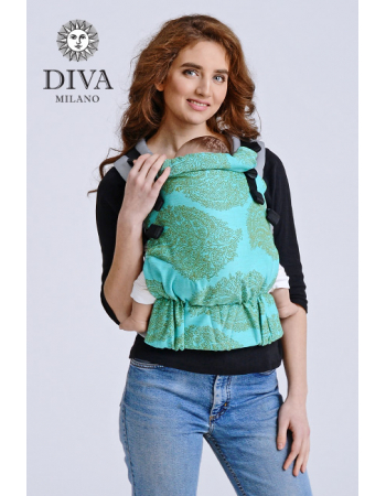 Diva Half Wrap Conversion Buckle Carrier: Menta, The One!