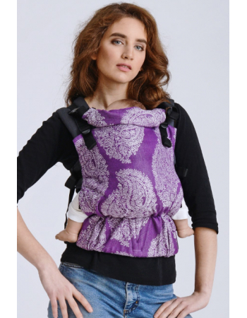 Diva Half Wrap Conversion Buckle Carrier: Viola Linen, The One!