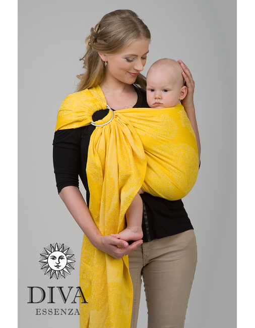 yellow baby wrap
