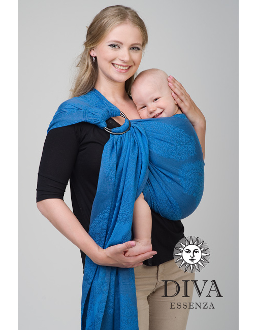 Diva Essenza 100% cotton: Oltremare Baby Carrier, Baby Wrap